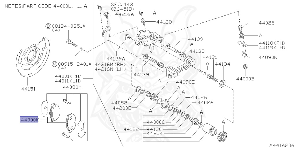 Nissan - Silvia - S14 - 1997 - KS - HARDTOP(K) - MANUAL TRANSMISSION(MT) - FOUR WHEELS STEERING(4WS) - SR20DET