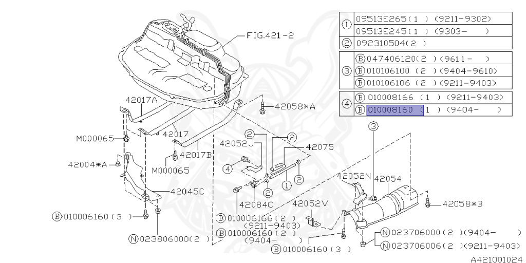 Subaru - Impreza WRX - GC8 - Jan-1998 - WRXSTI - Sedan - F4WD - Manual Transmission - Right hand - EJ20G