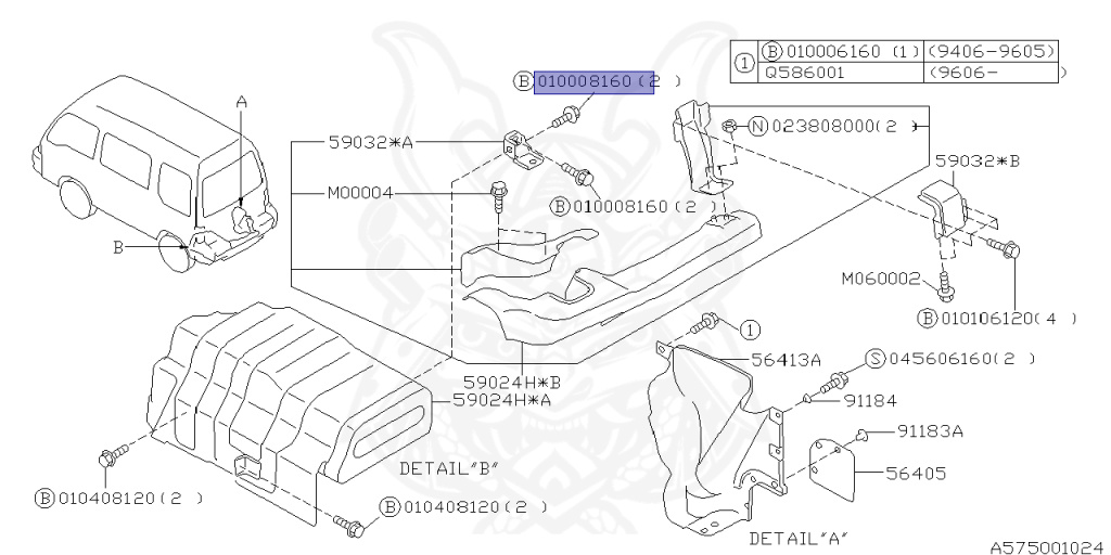 Subaru - E12 - FA8 - Jan-1994 - GV - Wagon - F4WD - Manual Transmission - Right hand - EF12E