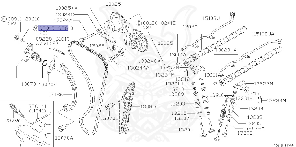 Nissan - Silvia - S14 - 1996 - KS - HARDTOP(K) - MANUAL TRANSMISSION(MT) - TWO WHEELS STEERING(2WS) - SR20DET