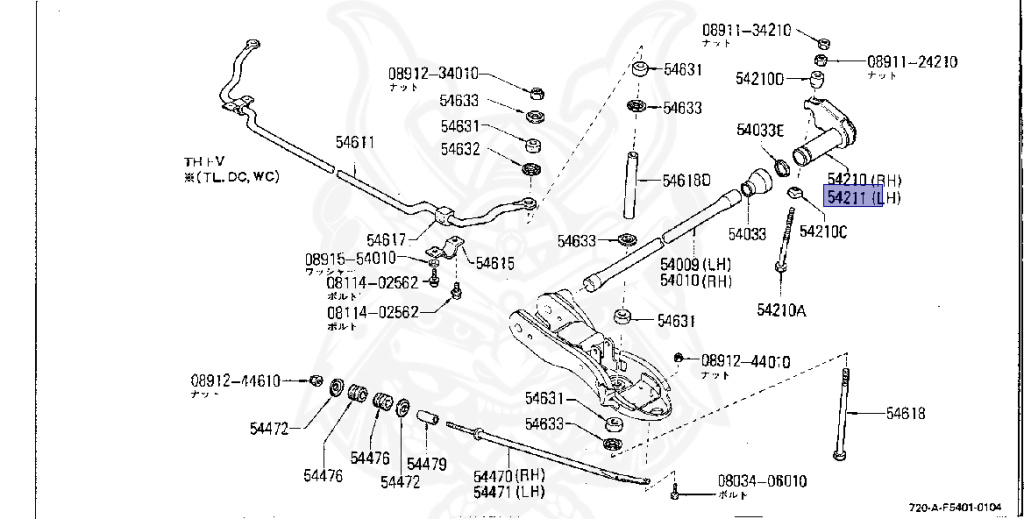 Nissan - Datsun - 720 - 1985 - DELUXE TYPE - Teisho Track (TL) - 4 WHEEL DRIVE(4WD) - 5 SPEED MANUAL TRANS(F5) - SD23