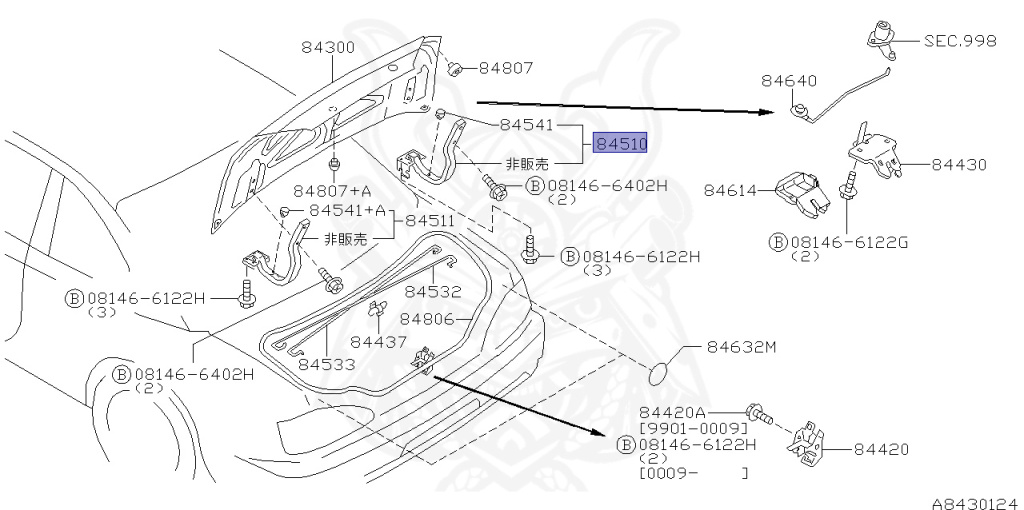 Nissan - Silvia - S15 - 1999 - SPEC R - HARDTOP(K) - AUTOMATIC-FLOOR SHIFT(AT.F4) - TWO WHEELS STEERING(2WS) - SR20DET