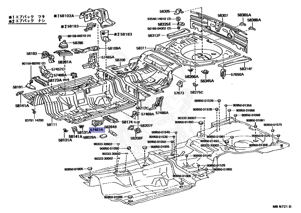 Toyota - Supra A70 MKIII - MA70 - 1990 - GT TURBO TYPE - LIFTBACK (AERO TOP) - Manual - 7MGTEU