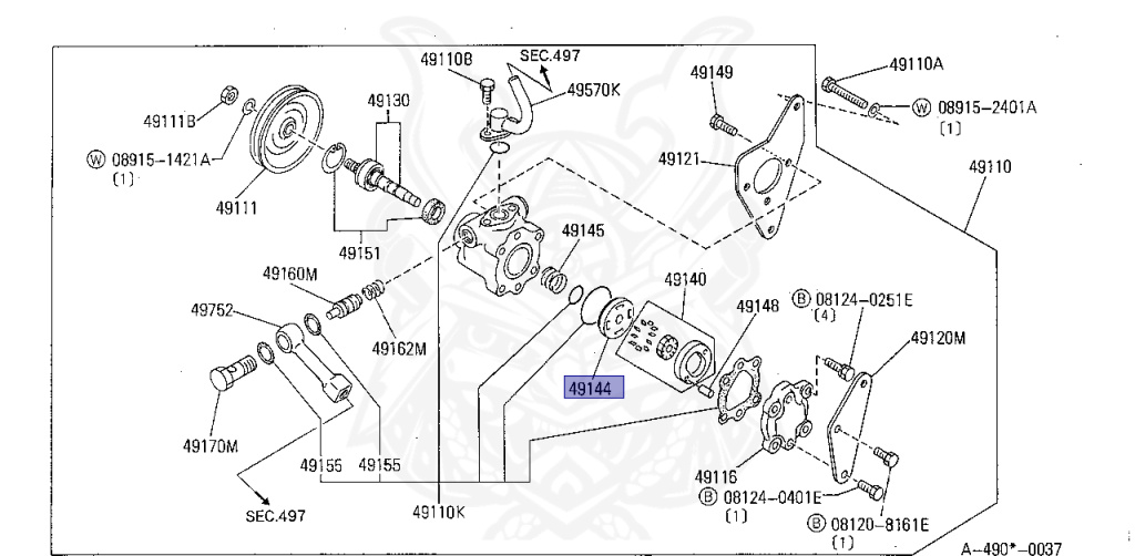 Nissan - S-Cargo - G20 - 1990 - AUTOMATIC TRANSMISSION(AT) - E15S