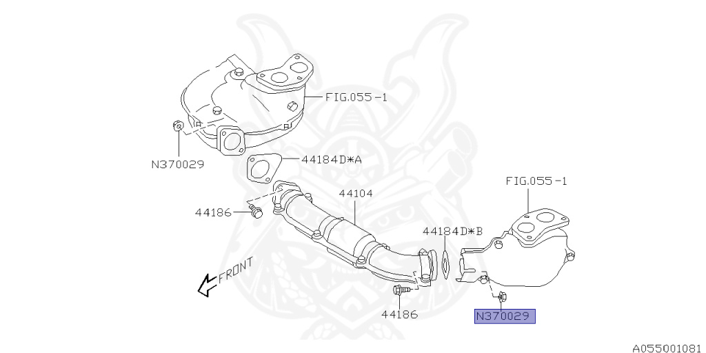 Subaru - Legacy Touring Wagon - BP5 - Jan-2007 - Dec-2008 - 20GTS - Wagon - 4W - 5-speed automatic transmission - Right hand - EJ20