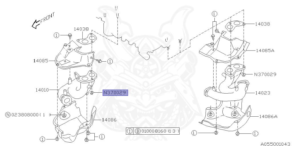 Subaru - Legacy B4 - BE5 - Jan-2002 - RSK - Sedan - F4WD - 5-speed manual transmission - Right hand - EJ20