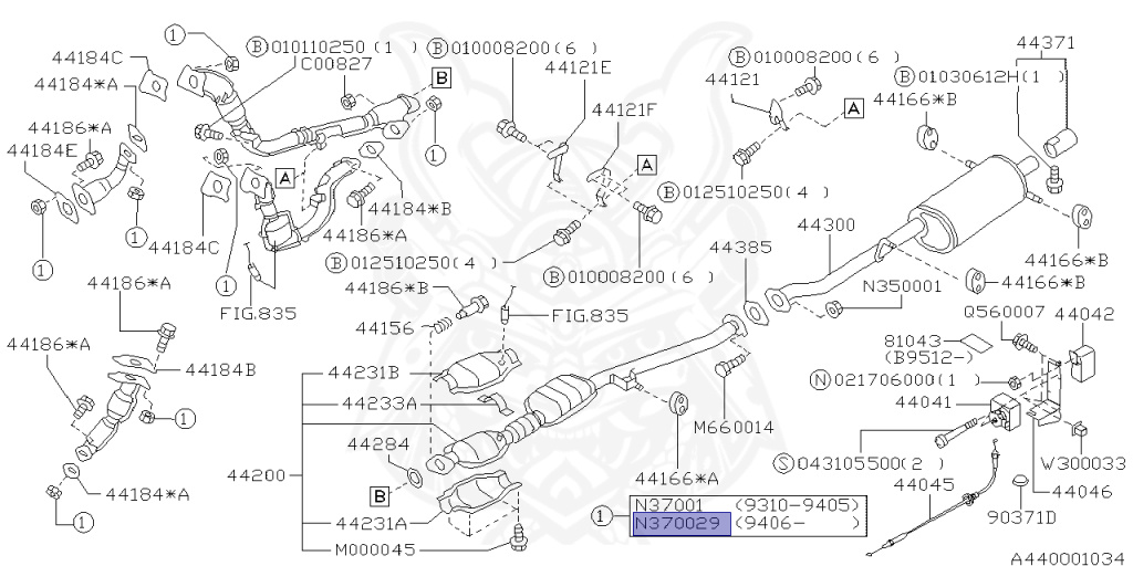 Subaru - Legacy Touring Wagon - BG5 - Jan-1993 - GT - Wagon - F4WD - Automatic transmission - Right hand - BG5