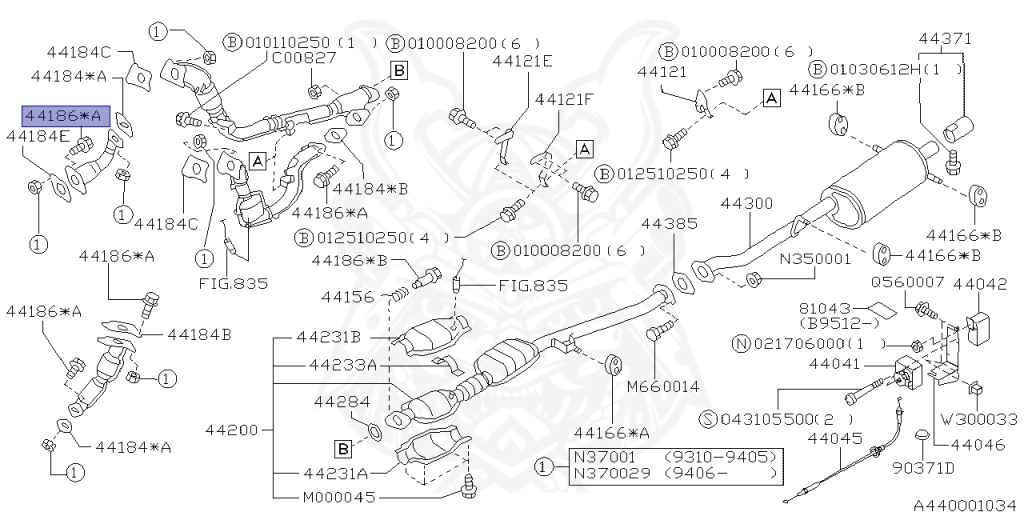 Subaru - Legacy Touring Wagon - BG5 - Jan-1993 - GT - Wagon - F4WD - Automatic transmission - Right hand - BG5