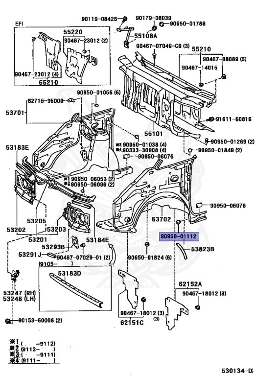Toyota - Estima - TCR10W - 1996 - V TYPE - WAGON - Automatic - 2TZFZE