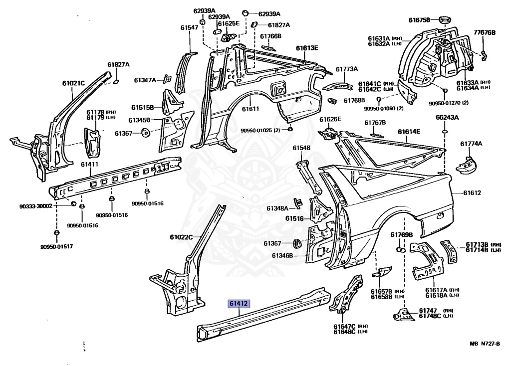 Toyota - Supra A70 MKIII - MA70 - 1989 - GT TURBO TYPE - LIFTBACK (AERO TOP) - Manual - 7MGTEU