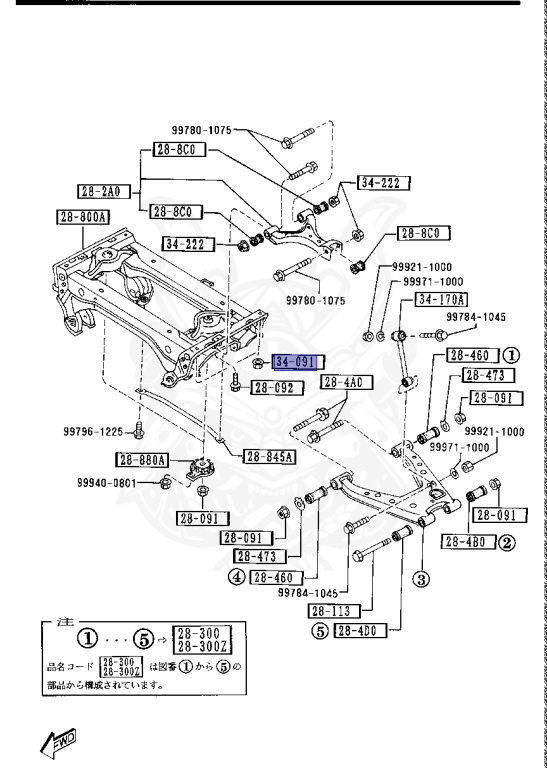 Mazda - Eunos Roadster - NA6CE - Jun-1989 - Right hand - B6ZE