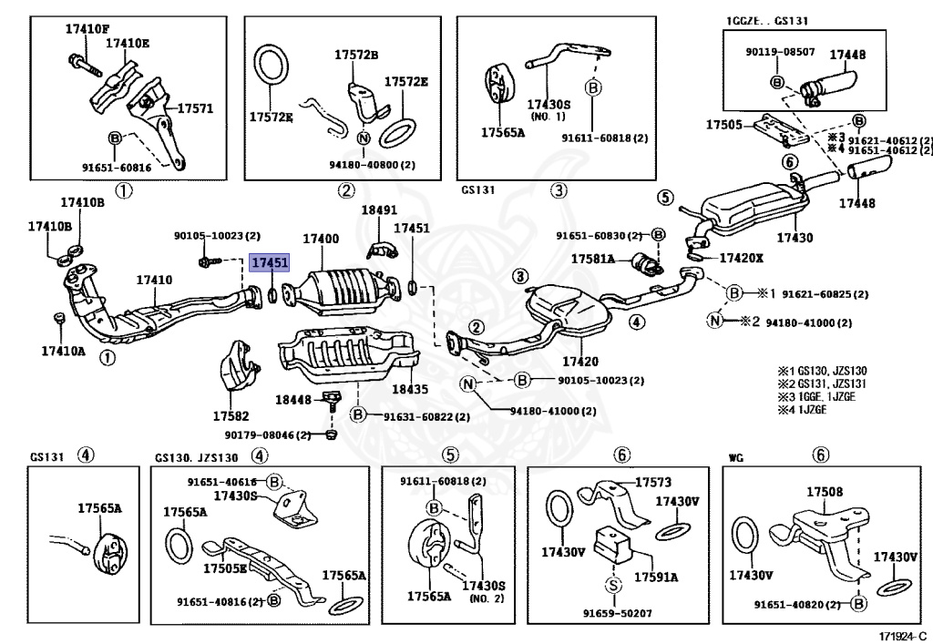 90917-06032 - Toyota - EXHAUST PIPE GASKET - Nengun Performance