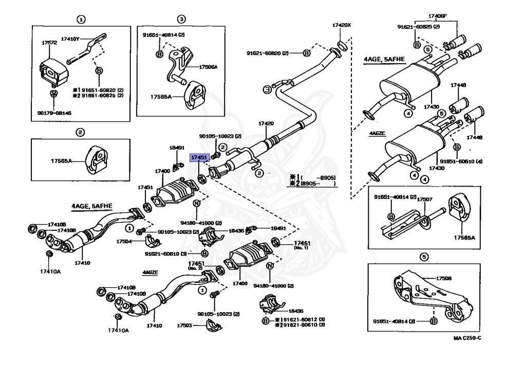 Toyota - Corolla - AE92 - 1989 - Manual - 4AGZE