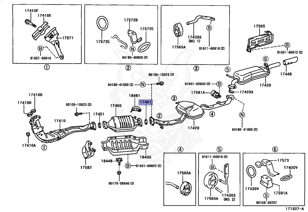 90917-06032 - Toyota - EXHAUST PIPE GASKET - Nengun Performance