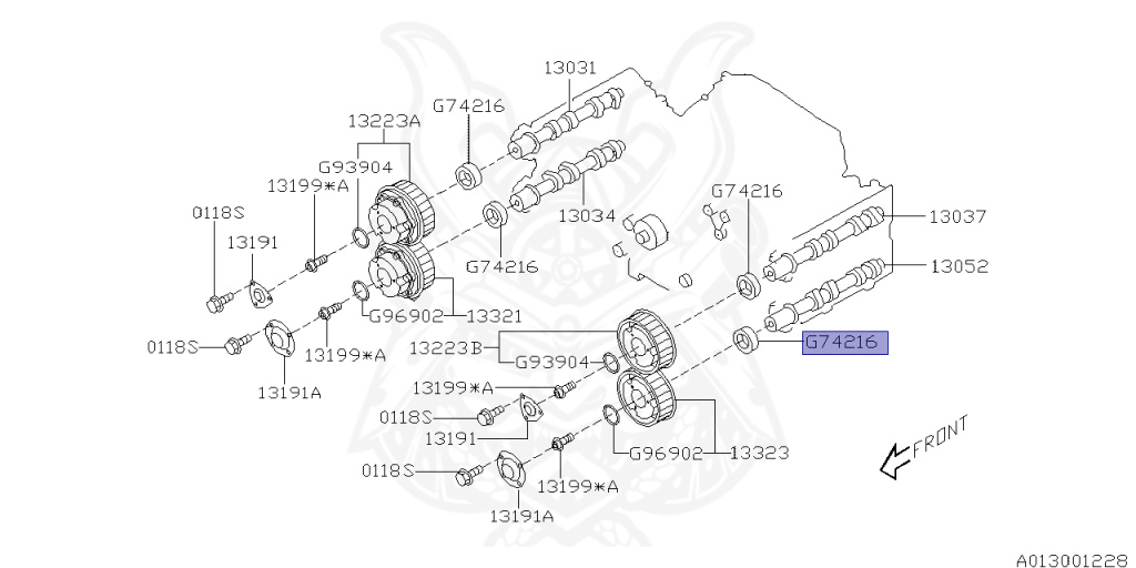 Subaru - Impreza WRX STI - GVB - Jan-2013 - TSRANBR - Sedan - 4W - 6-speed manual transmission - Right hand - EJ207