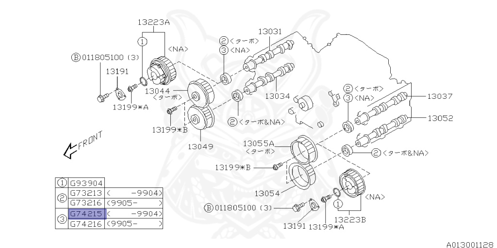 Subaru - Impreza WRX - GC8 - Jan-1998 - WRX - Sedan - F4WD - Manual Transmission - Right hand - EJ20G