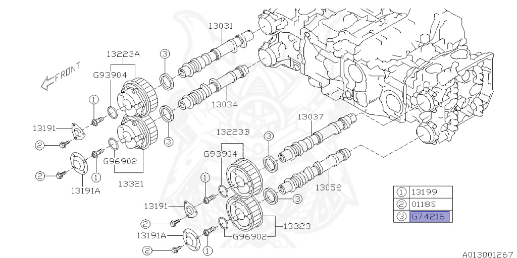 Subaru - Legacy B4 - BM9 - Jan-2009 - Dec-2012 - 25GTS - Sedan - 4W - 5-speed automatic transmission - Right hand - BD5