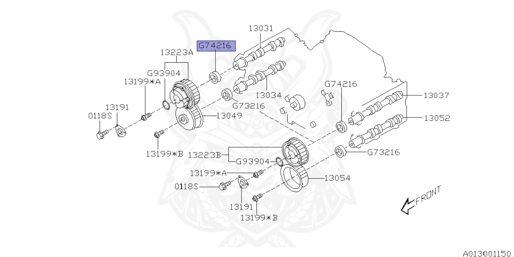 Subaru - Impreza WRX STI - GDB - Jan-2005 - Dec-2006 - S204 - Sedan - 4W - 6-speed manual transmission - Right hand - EJ207