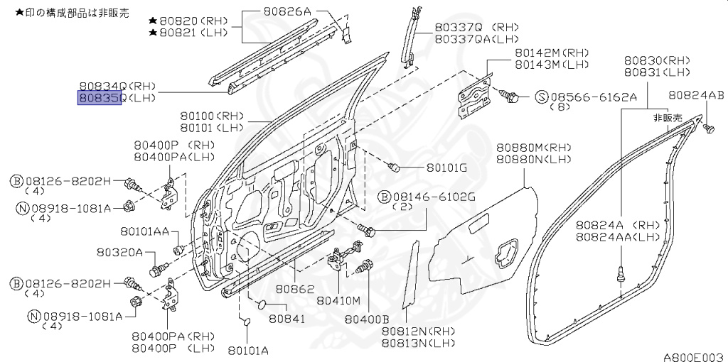 Nissan - Skyline - R34 25GT - ENR34 - 1998 - 25GT FOUR - 2-door hardtop (2K) - AUTOMATIC-FLOOR SHIFT(AT.F4) - No high-speed casters, 4-link drive (IRS.4WD) - RB25DE