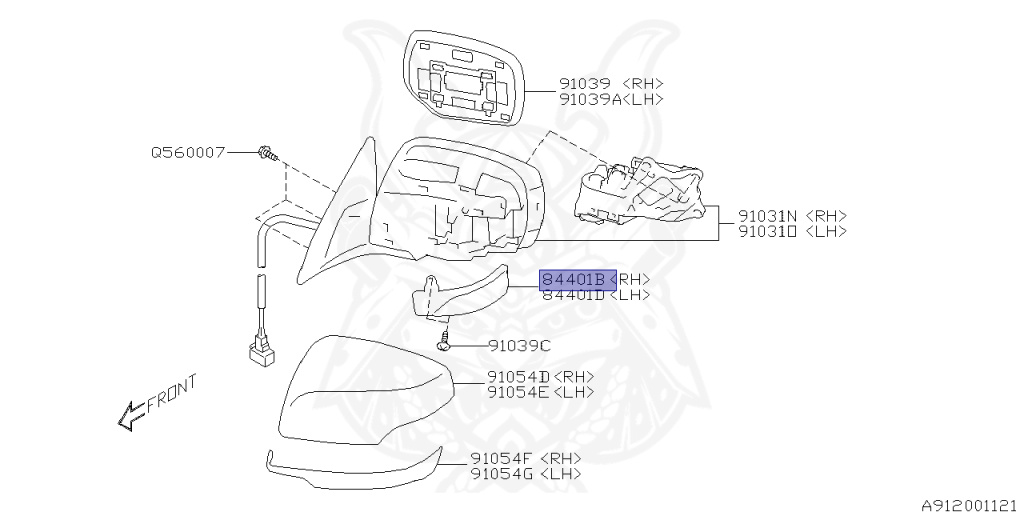 Subaru - Legacy Outback - BRM - Jan-2013 - 25I - Outback - 4W - Torque converter automatic transmission - Right hand - FB25