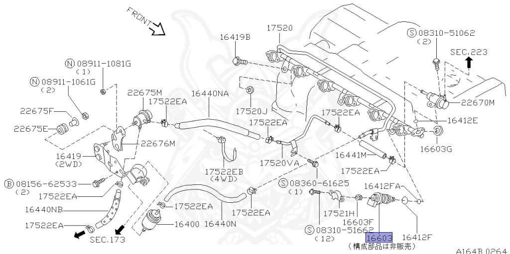 Nissan - Stagea - WC34 - 1997 - 25X - WAGON(W) - 2 WHEEL DRIVE(2WD) - AUTOMATIC TRANSMISSION(AT) - RB25DE