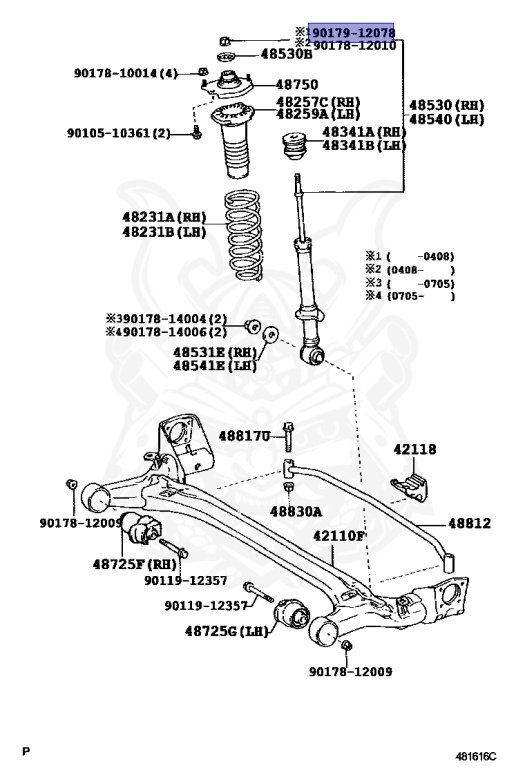 Toyota - Wish - ZNE10G - 2003 - X TYPE - 1ZZFE