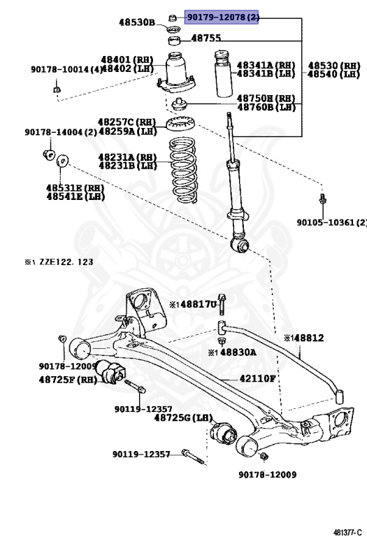 Toyota - Corolla Allex - ZZE123 - 2001 - Automatic - 2ZZGE