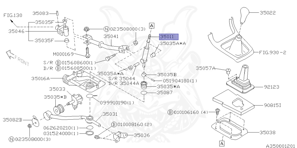 Subaru - Legacy B4 - BE5 - Jan-1998 - Dec-2001 - RSK - Sedan - F4WD - 5-speed manual transmission - Right hand - EJ20