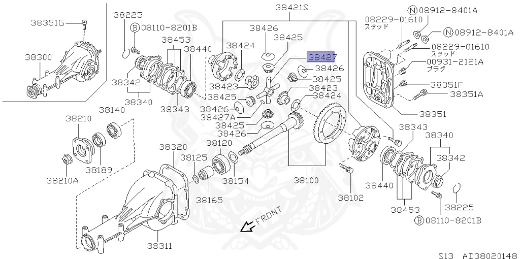 Nissan - Silvia - S13 - 1991 - Q'S - HARDTOP(K) - MANUAL TRANSMISSION(MT) - TWO WHEELS STEERING(2WS) - SR20D