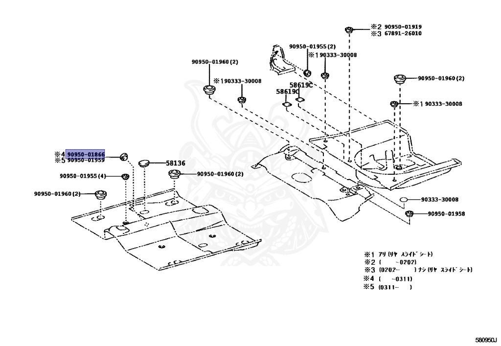 90950-01866 - Toyota - Plug, Hole - Nengun Performance