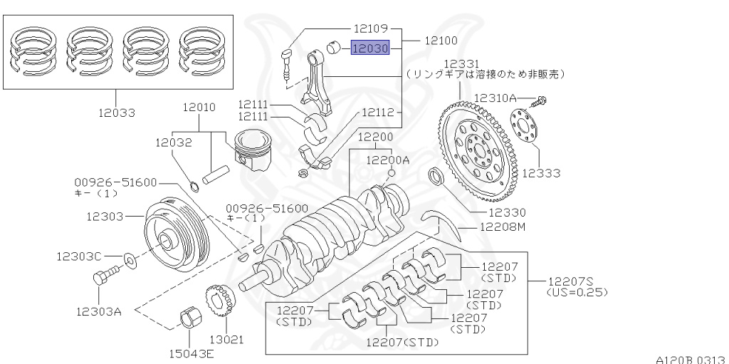 Nissan - Rasheen - RB14 - 1998 - TYPE2 - WAGON(W) - AUTOMATIC TRANSMISSION(AT) - SR18DE