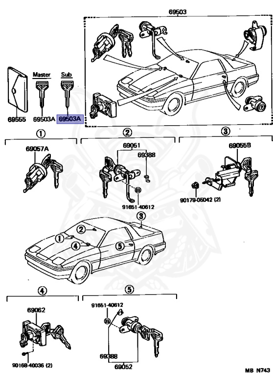 Toyota - Supra A70 MKIII - GA70 - 1989 - GT TURBO TYPE - LIFTBACK - Manual - 1GGTEU