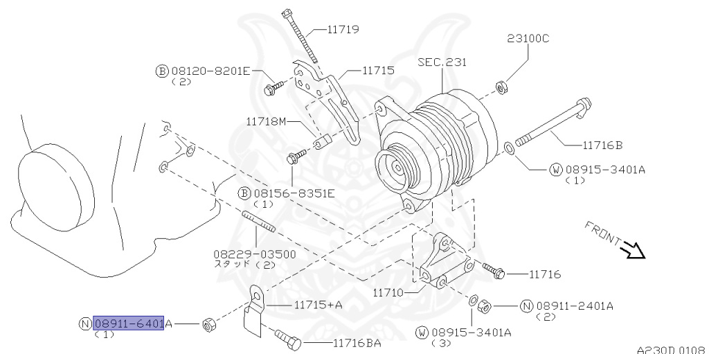 Nissan - Pulsar - N15 - 2000 - N1 - 3 DOOR HATCHBACK(3HB) - 2 WHEEL DRIVE(2WD) - MANUAL TRANSMISSION(MT) - SR16VE