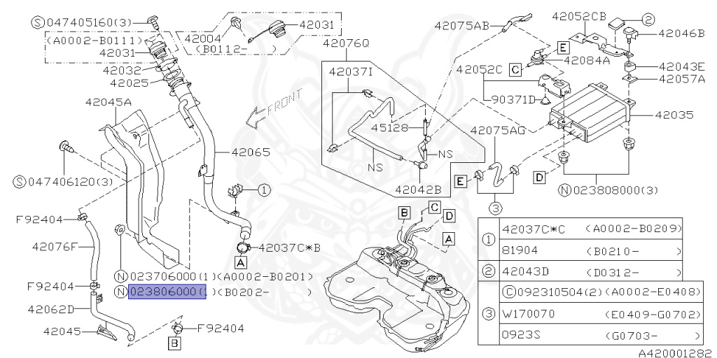 Subaru - Impreza WRX - GDA - Jan-2003 - Dec-2004 - WRXVLTD - Sedan - 4W - 5-speed manual transmission - Right hand - EJ205