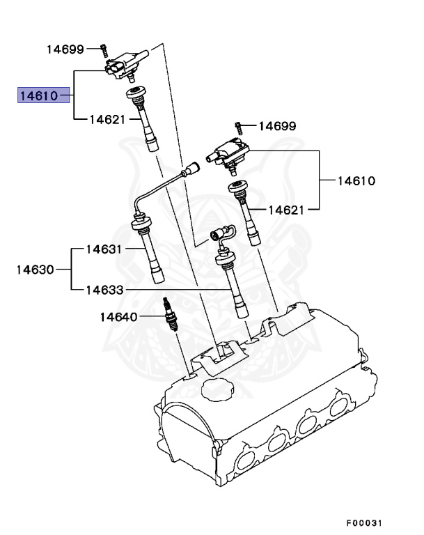 MD362907 - Mitsubishi - Coil, Ignition - Nengun Performance