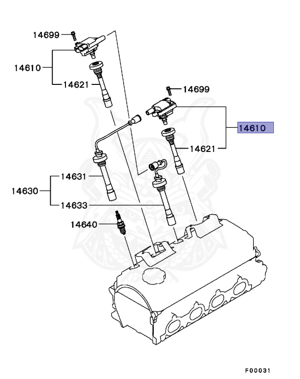 印譜 MD362907 - Mitsubishi - Coil, Ignition - Nengun Performance