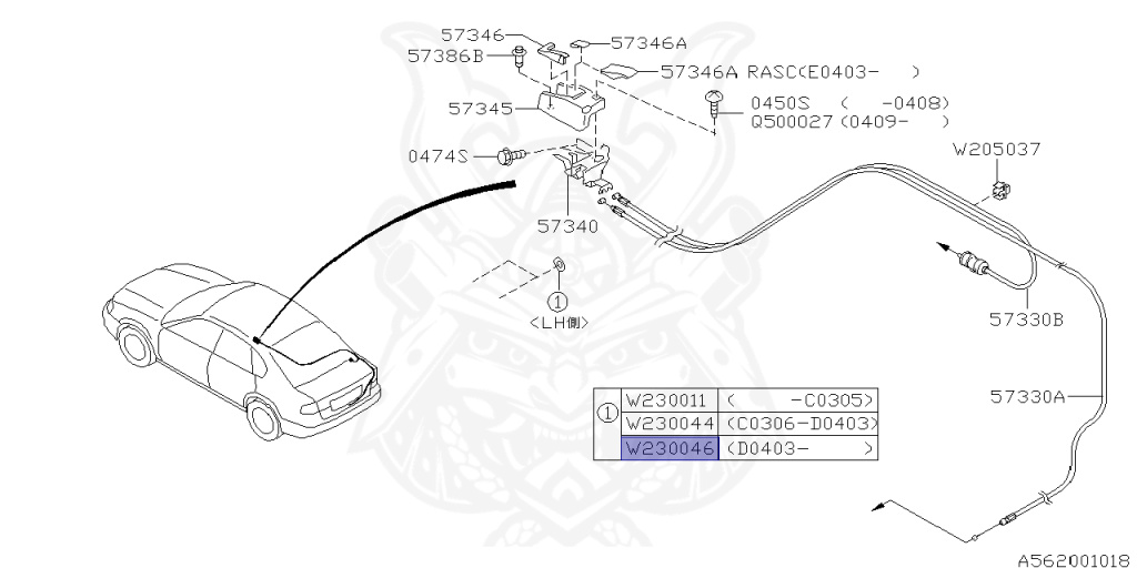 Subaru - Impreza WRX STI - GDB - Jan-2003 - Dec-2004 - STIVLTD - Sedan - 4W - 6-speed manual transmission - Right hand - EJ207