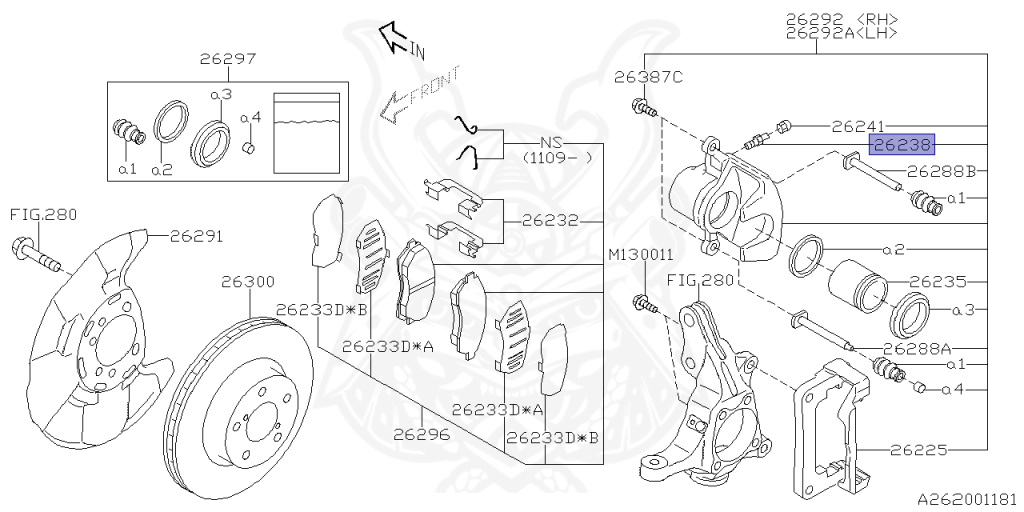 Subaru - Impreza - GH3 - Jan-2010 - Dec-2011 - 15ISL - Wagon - 4W - 5-speed manual transmission - Right hand - EL15