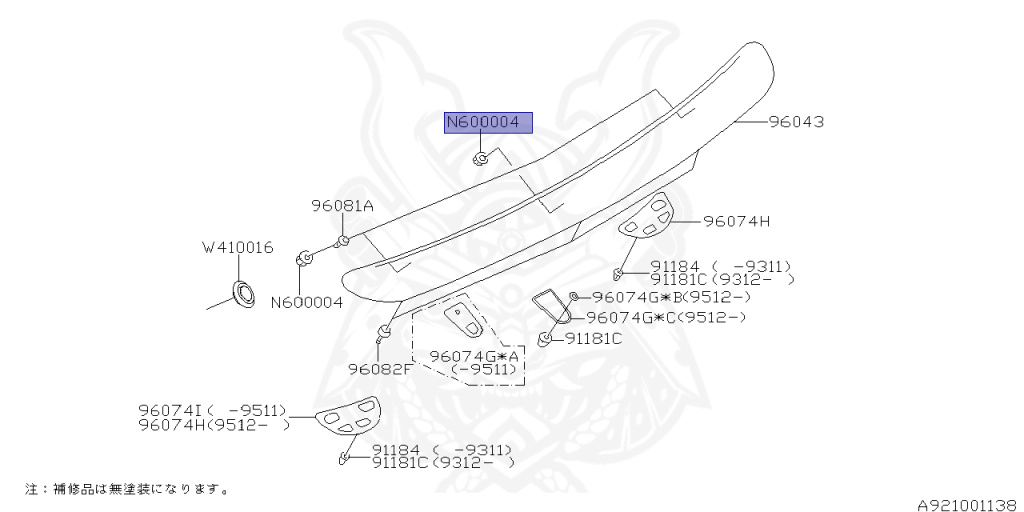 Subaru - Impreza WRX - GC8 - Jan-1999 - SRX - Sedan - F4WD - Manual Transmission - Right hand - EJ20G