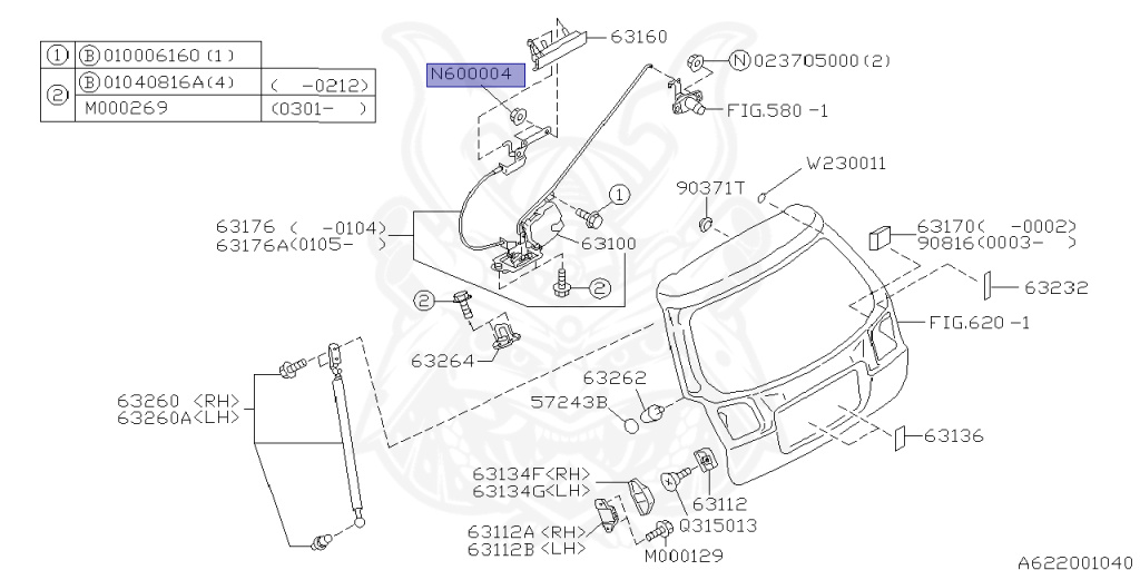 Subaru - Legacy B4 - BE5 - Jan-2002 - RSS - Sedan - F4WD - Automatic transmission - Right hand - EJ20