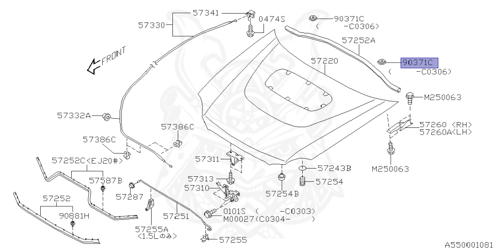 Subaru - Impreza WRX STI - GDB - Jan-2000 - STI - Sedan - 4W - 6-speed manual transmission - Right hand - EJ207