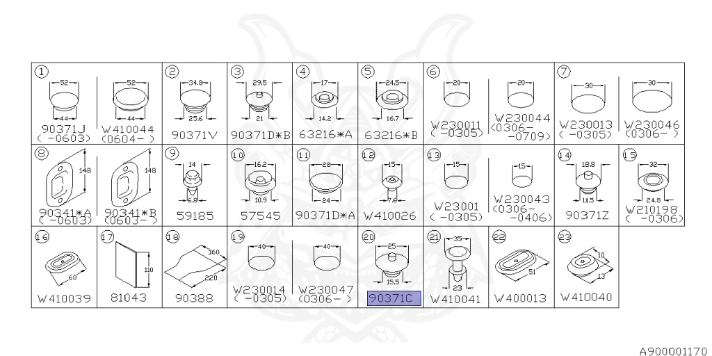 Subaru - Legacy B4 - BLE - Jan-2007 - Dec-2008 - 30RS - Sedan - 4W - 5-speed automatic transmission - Right hand - EZ30D