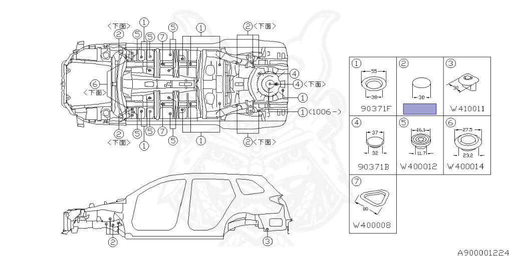 Subaru - Legacy B4 - BM9 - Jan-2010 - Dec-2012 - 25IEYE - Sedan - 4W - Torque converter - Right hand - BD5