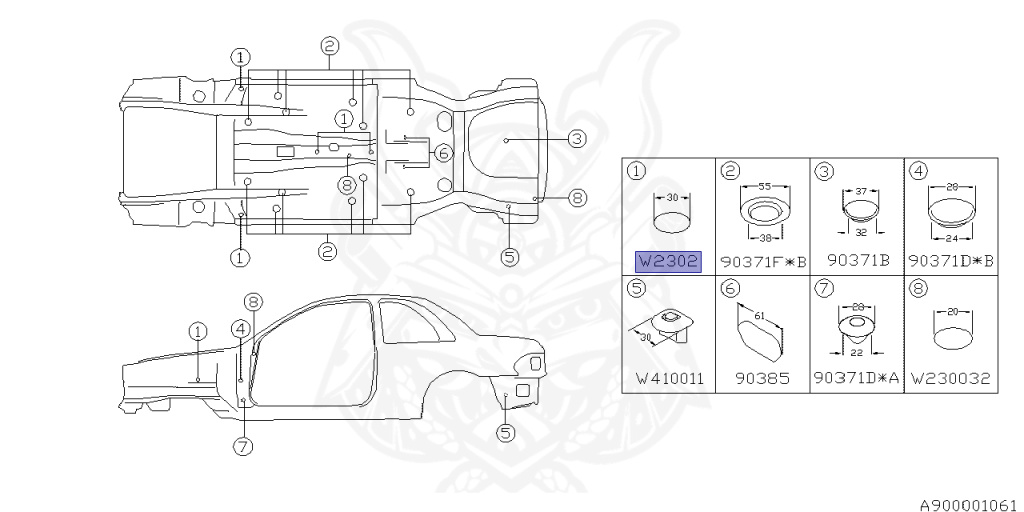 Subaru - Impreza WRX - GC8 - Jan-1999 - WRXRASTI - 2-door coupe (Ritona) - F4WD - Manual Transmission - Right hand - EJ20G