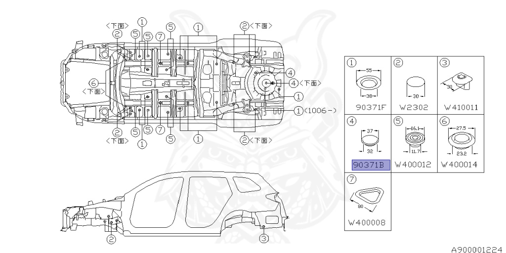 Subaru - Legacy B4 - BM9 - Jan-2010 - Dec-2012 - 25IEYE - Sedan - 4W - Torque converter - Right hand - BD5