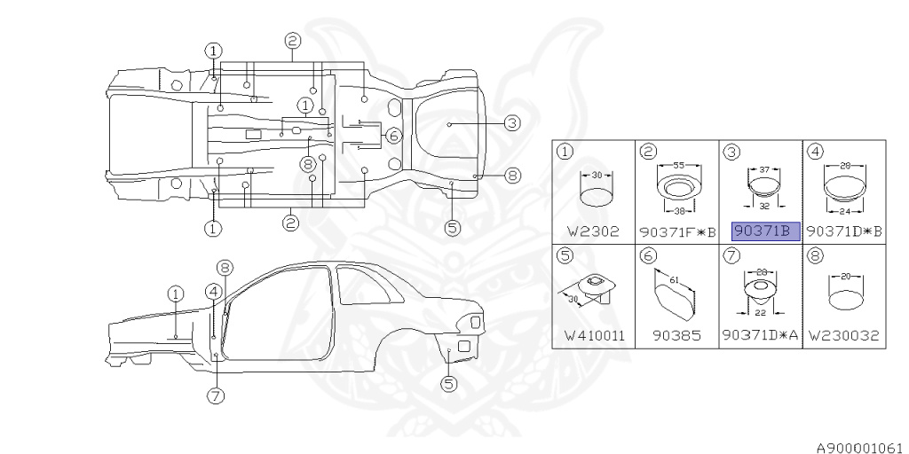 Subaru - Impreza WRX - GC8 - Jan-1999 - WRXRASTI - 2-door coupe (Ritona) - F4WD - Manual Transmission - Right hand - EJ20G
