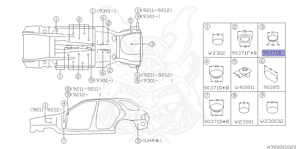 Subaru - Impreza WRX - GC8 - Jan-1998 - WRXSTI - Sedan - F4WD - Manual Transmission - Right hand - EJ20G
