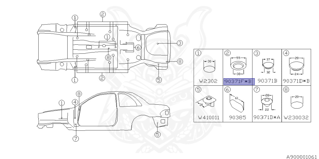 Subaru - Impreza WRX - GC8 - Jan-1999 - WRXRASTI - 2-door coupe (Ritona) - F4WD - Manual Transmission - Right hand - EJ20G