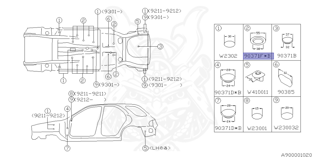 Subaru - Impreza WRX - GC8 - Jan-1998 - WRXSTI - Sedan - F4WD - Manual Transmission - Right hand - EJ20G