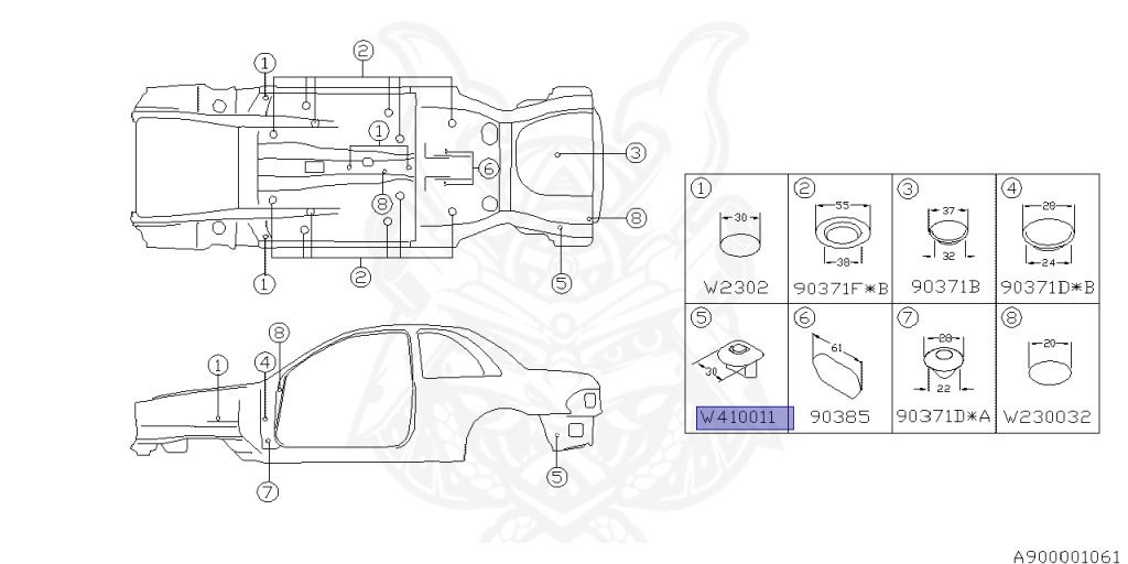 Subaru - Impreza WRX - GC8 - Jan-1999 - WRXRASTI - 2-door coupe (Ritona) - F4WD - Manual Transmission - Right hand - EJ20G